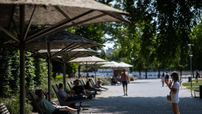 Margitsziget hőség kánikula