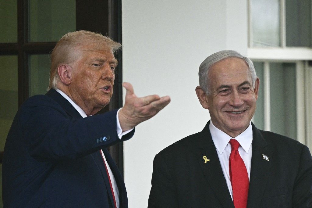 Netanjahu és Donald Trump Fotó: AFP