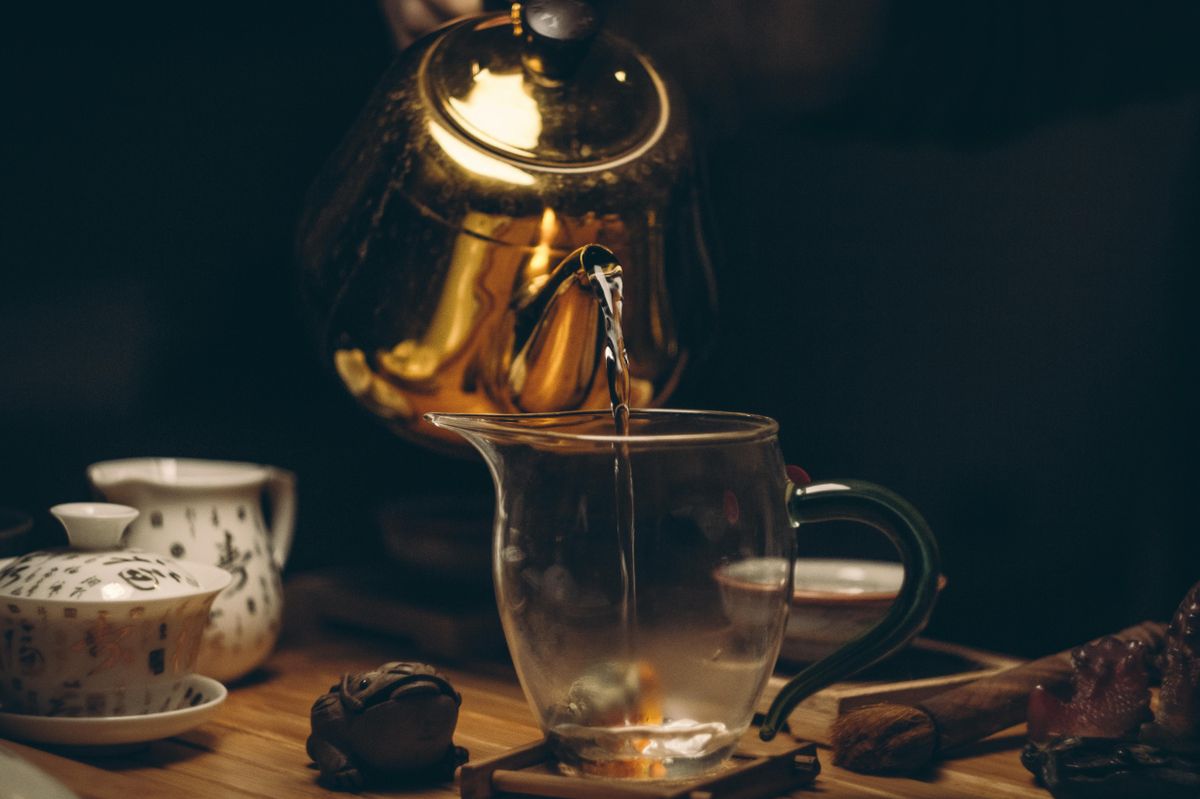 A zöld mediterrán diéta része a zöld tea fogyasztása