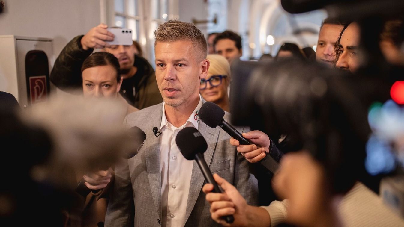 Csudai Sándor (CSS) Origo képen: Magyar Péter, a Tisza párt elnöke