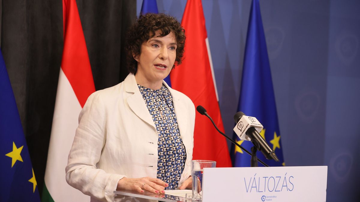 Dobrev Klára, a Demokratikus Koalíció megválasztott elnöke megtartja első pártelnöki sajtótájékoztatóját