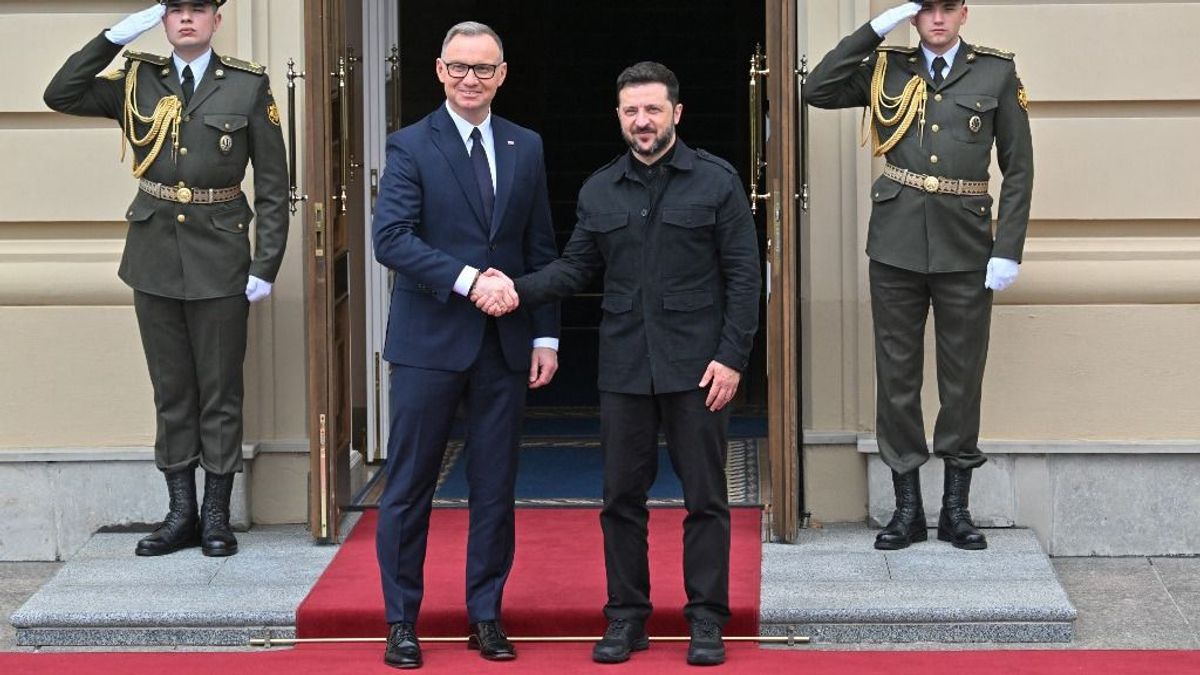 Kijevben tett látogatást a lengyel államfő