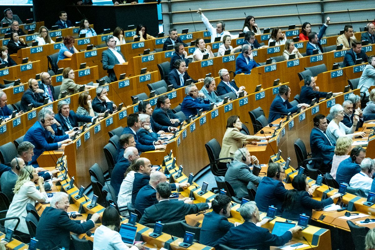 Az Európai Parlament balliberális többsége sorra szavazzák meg a háborúpárti és Ukrajnát támogató állásfoglalásokat (Fotó: AFP)