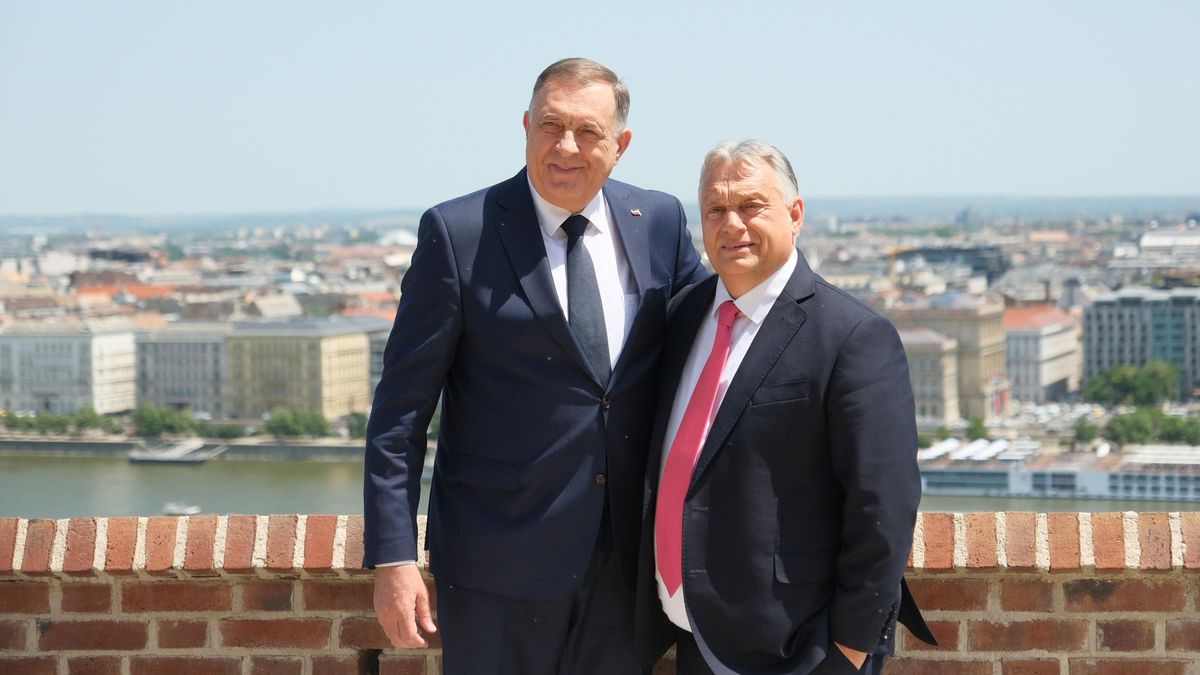 Orbán Viktor miniszterelnök hivatalában fogadta Milorad Dodikot, a boszniai Szerb Köztársaság elnökét