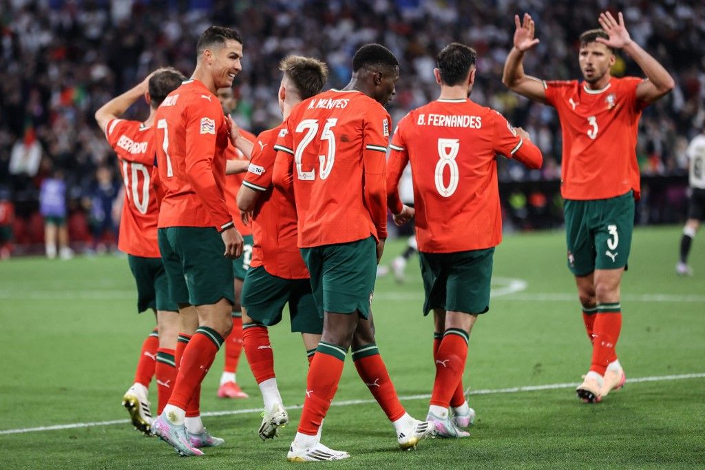 Cristiano Ronaldo volt a nyerőember Németország ellen. Nemzetek Ligája, Portugália, Spanyolország, döntő