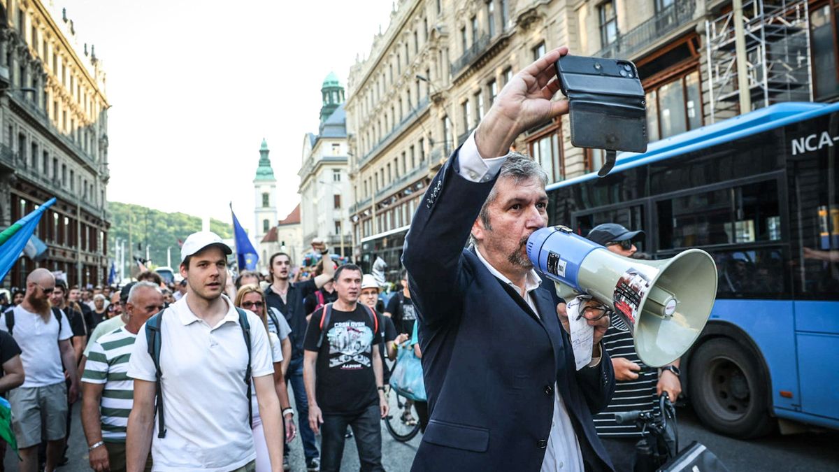 Hadházy tüntetés 06.17.