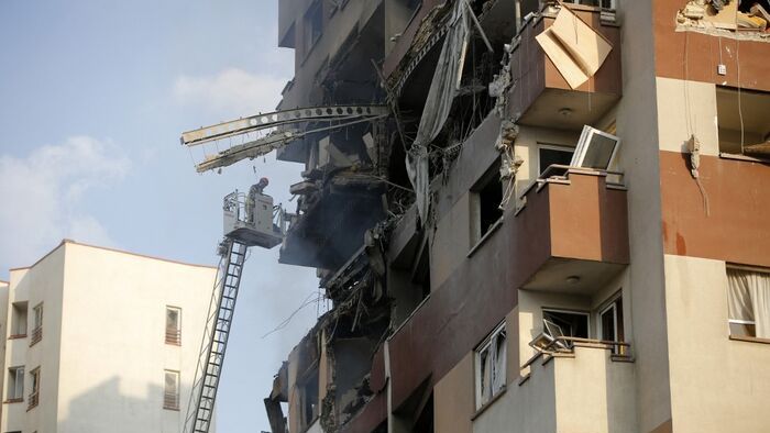 Izraeli támadás Irán ellen (Fotó: AFP)