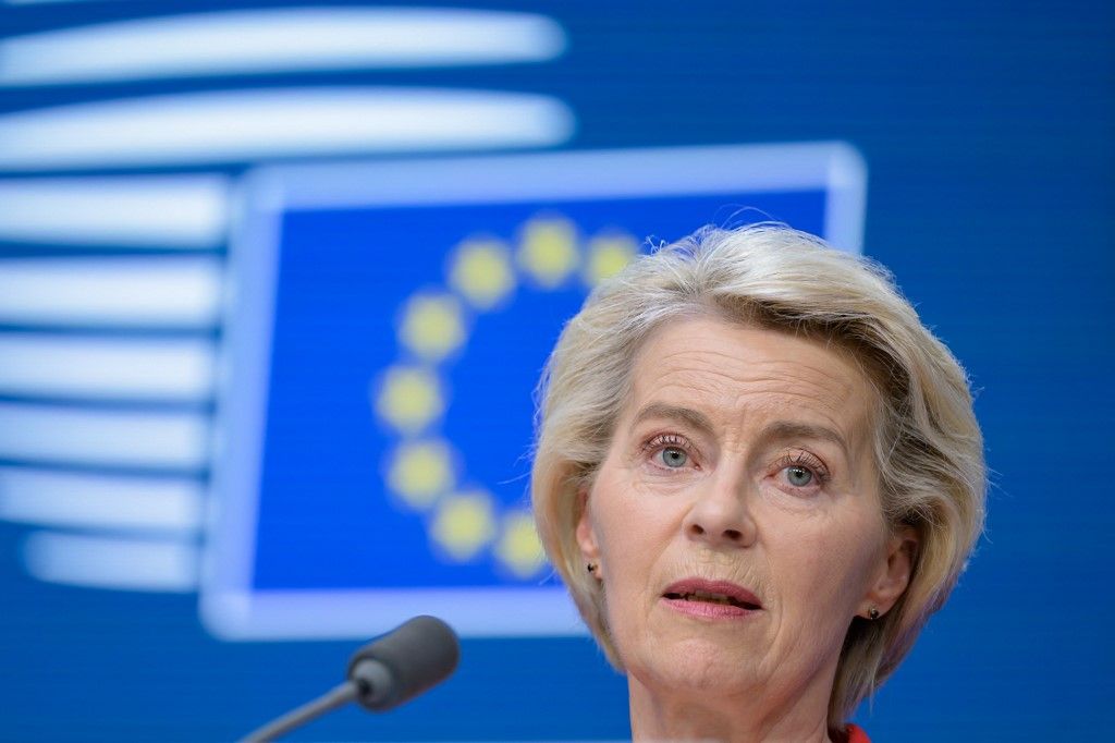 Ursula von der Leyen, az Európai Bizottság elnöke (Fotó: AFP)