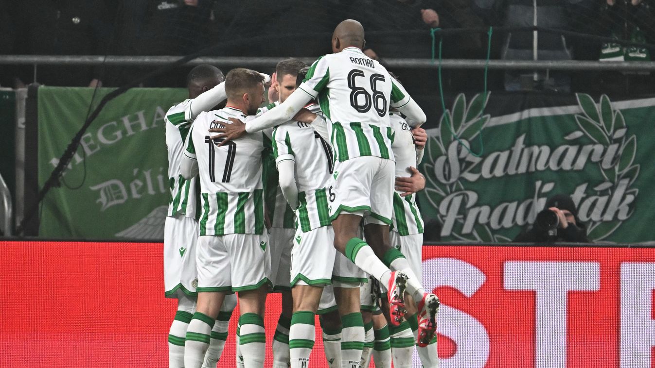 A Ferencváros játékosai.