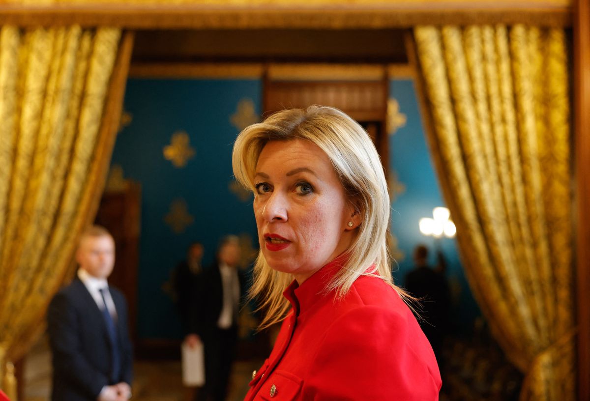 Zaharova jellemezte a a világ reakcióját a Putyin–Trump-találkozó kapcsán (Fotó: MAXIM SHEMETOV / POOL)