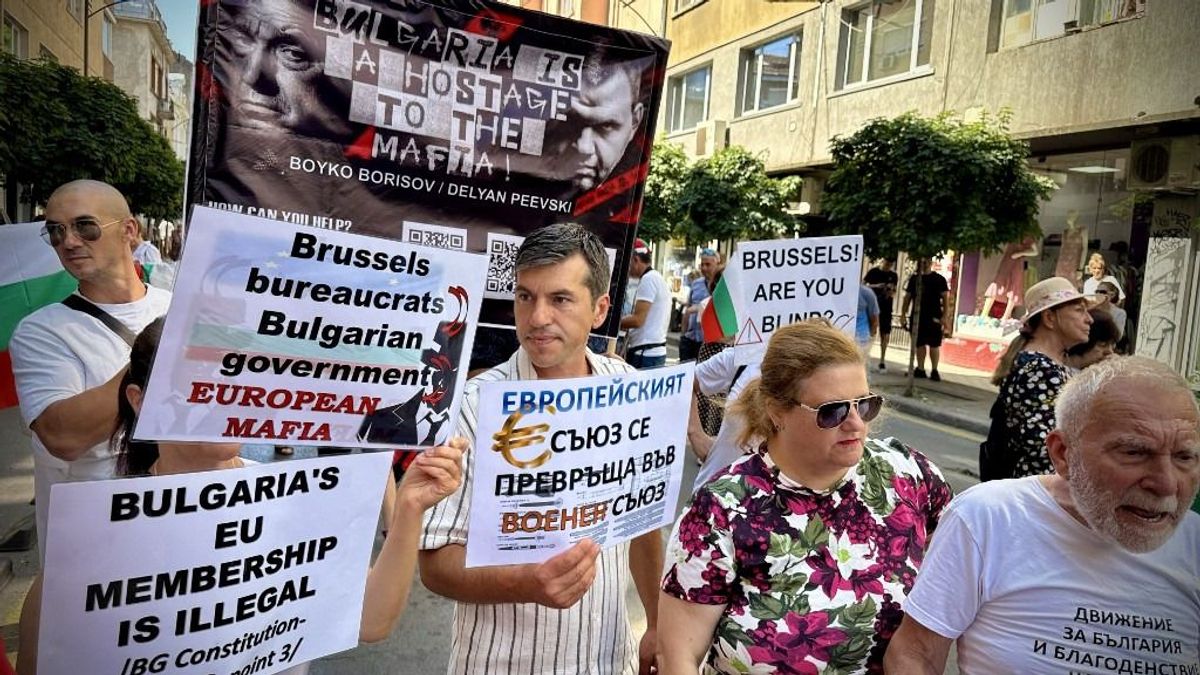 Az euró bevezetése ellen tiltakoznak Szófiában