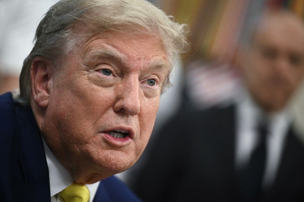 Donald Trump szerint az Egyesült Államok teljes mértékben ellenőrzése alatt tartja Irán légterét (Fotó: BRENDAN SMIALOWSKI)