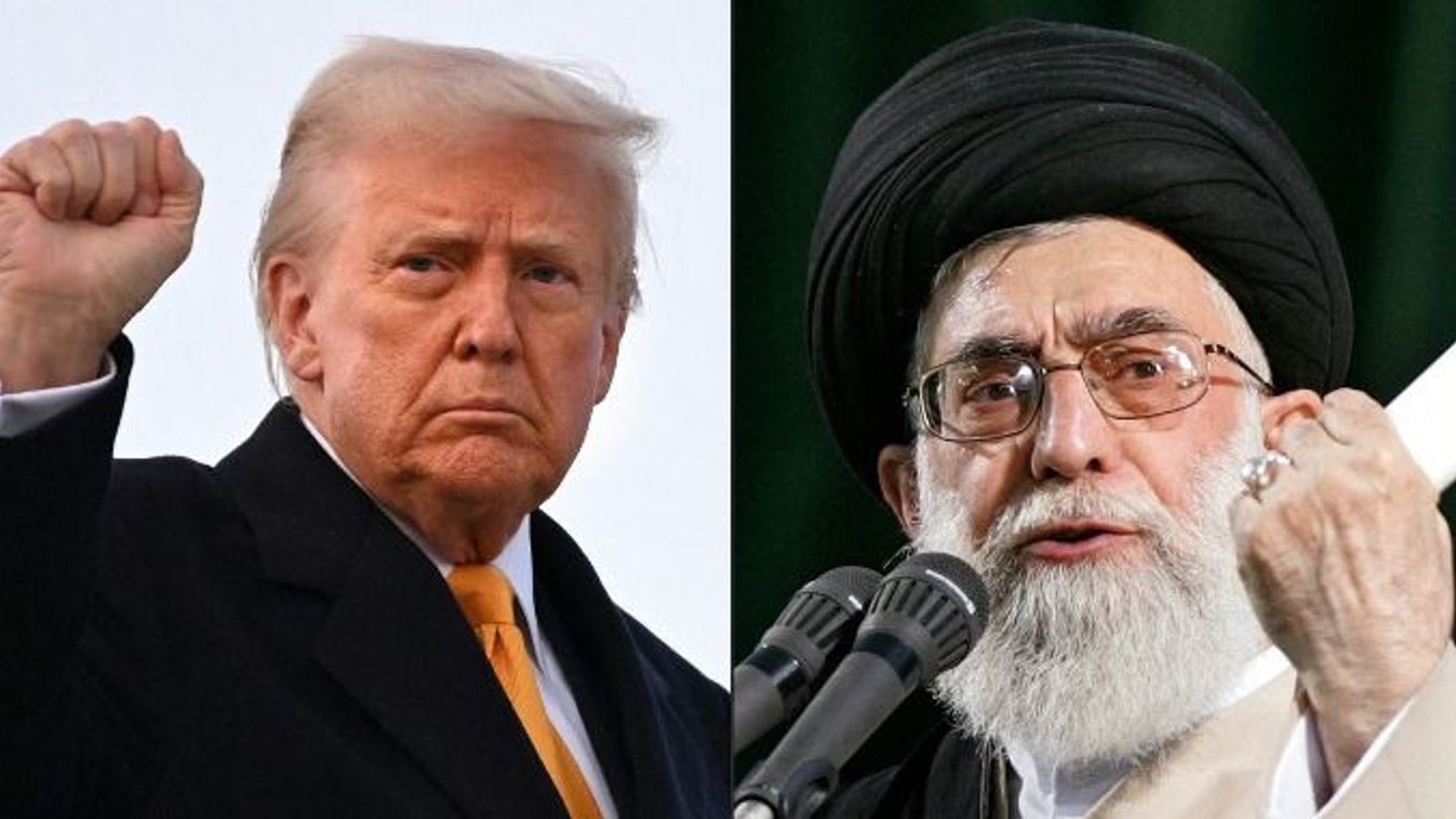 Donald Trump és Ali Khamenei Fotó: AFP