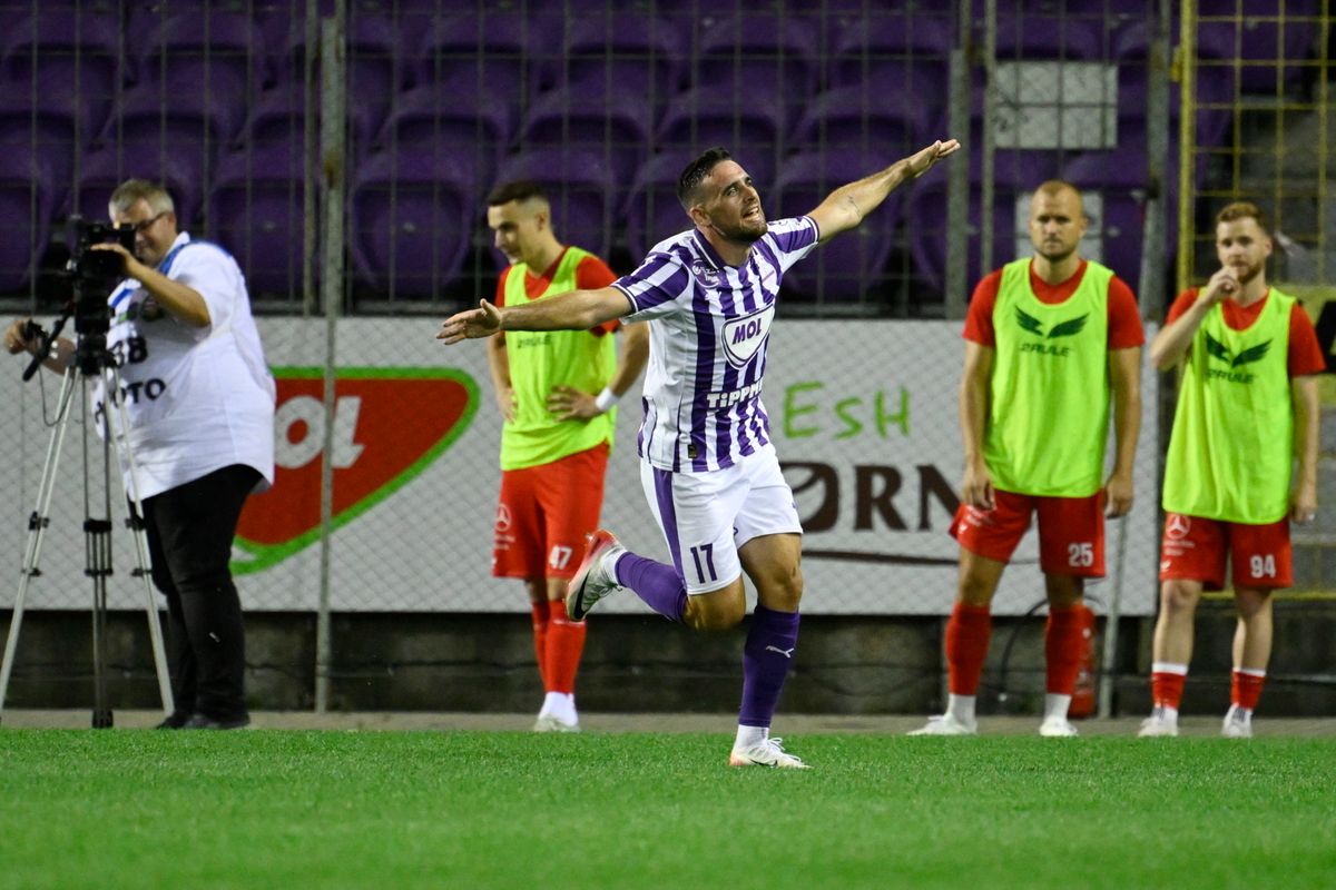 Aljosa Matko rögtön a legelső NB I-es bajnokiján megszerezte az első gólját az Újpest FC színeiben