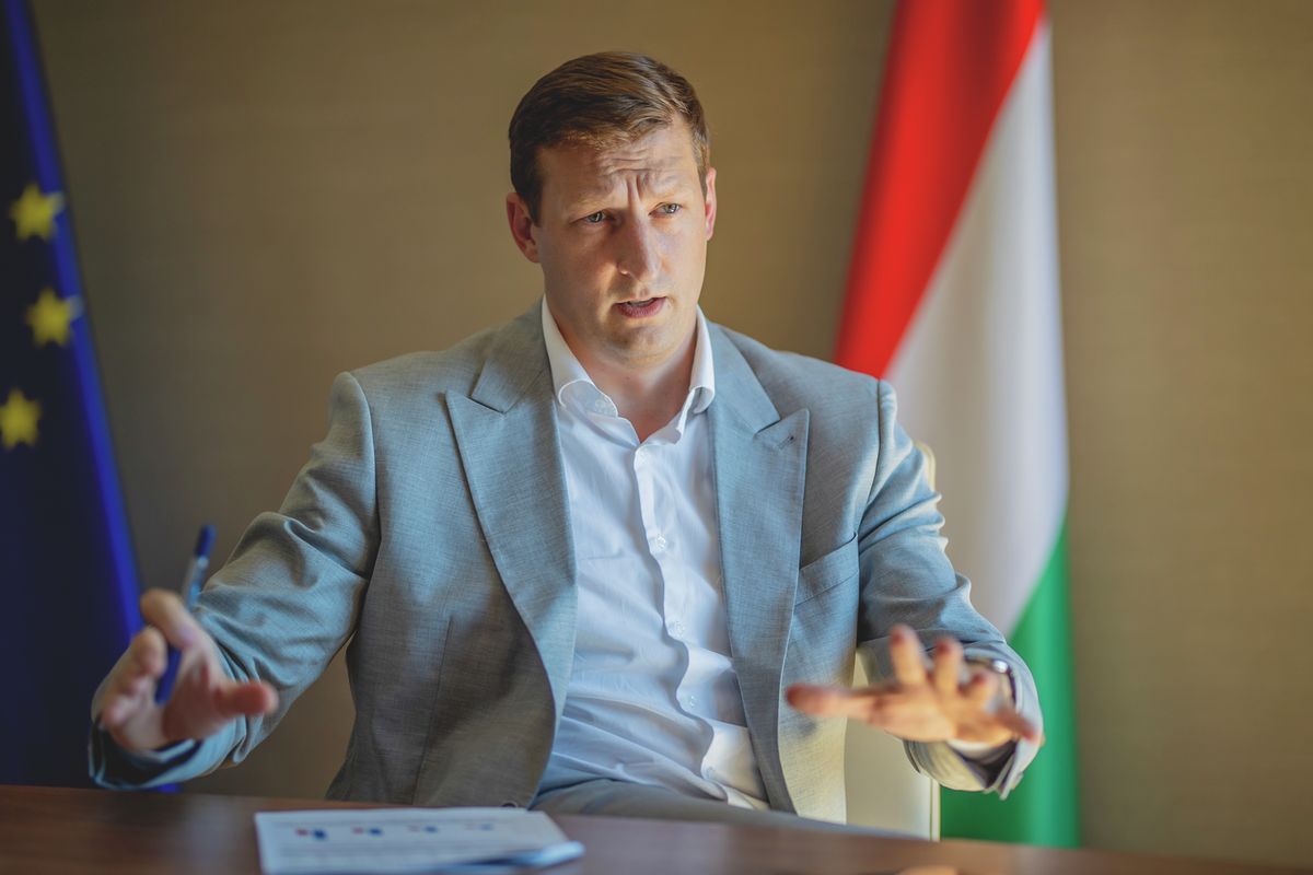Panyi Miklós, Miniszterelnökség parlamenti és stratégiai államtitkár interjú.2025.07..23 BudapestFotó: Csudai SándorA képen: Panyi Miklós Otthon Start