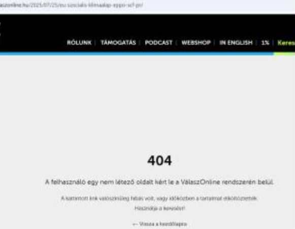 válasz online