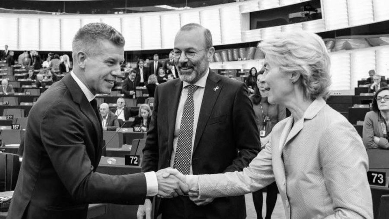 Túlélte a szavazást Von der Leyen (Facebook/Deutsch Tamás)