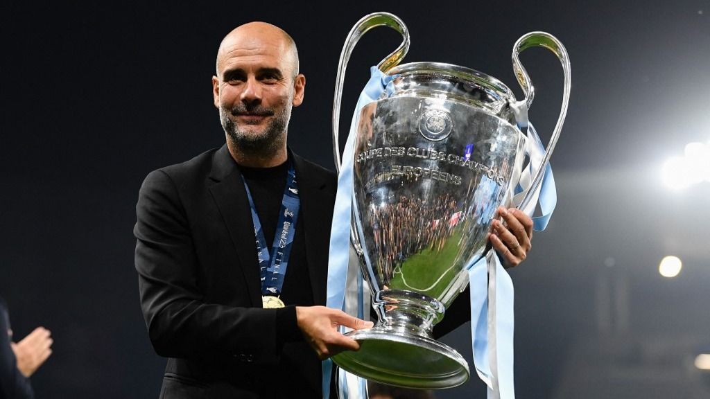 Guardiola két csapattal, a Barcelonával és a ManCityvel is elnyerte a Bajnokok Ligája trófeáját