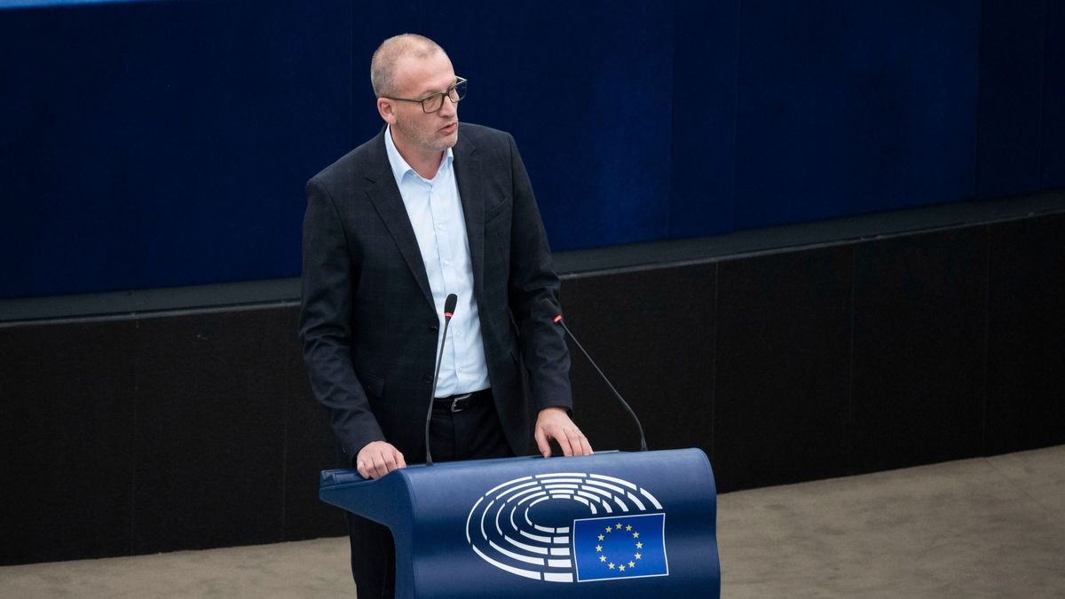 Strasbourg, 2024. november 27.
Tarr Zoltán, a Tisza Párt EP-delegációjának vezetője felszólal az Európai Parlament plenáris ülésén Strasbourgban 2024. november 27-én.
MTI/Bodnár Boglárka
