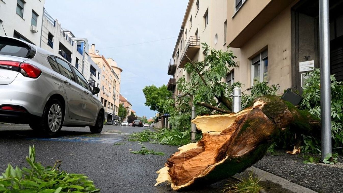 A semmiből csapott le a vihar Zágrábban