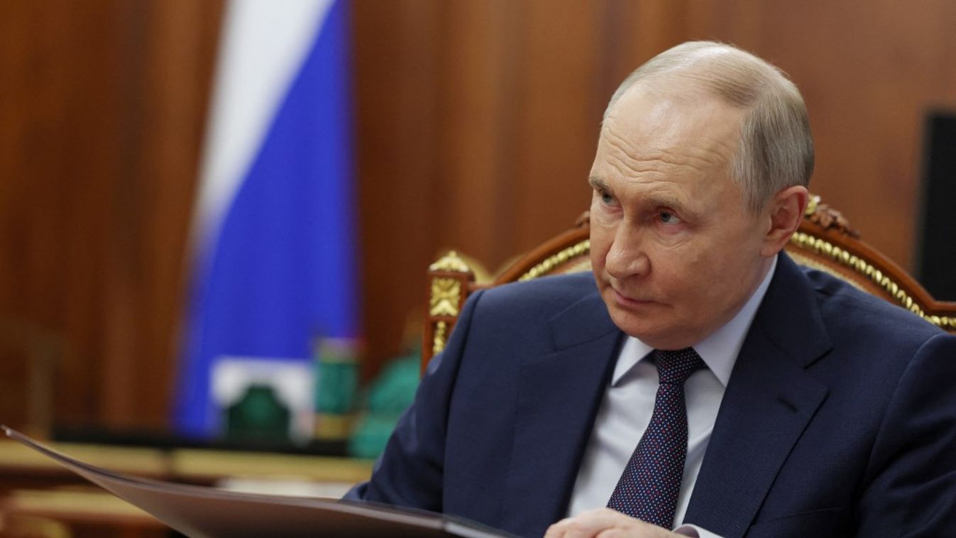 Vlagyimir Putyin orosz elnök (Fotó: AFP)