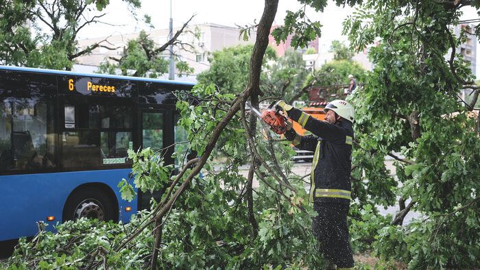 Vihar pusztítása Miskolc térségében