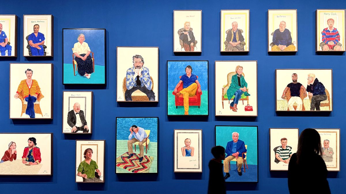 Tobzódnak a színekben David Hockney iPad-virágai és portréi