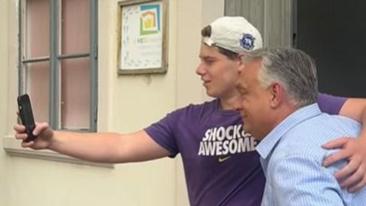 Orbán Viktor kért egy kávét + videó