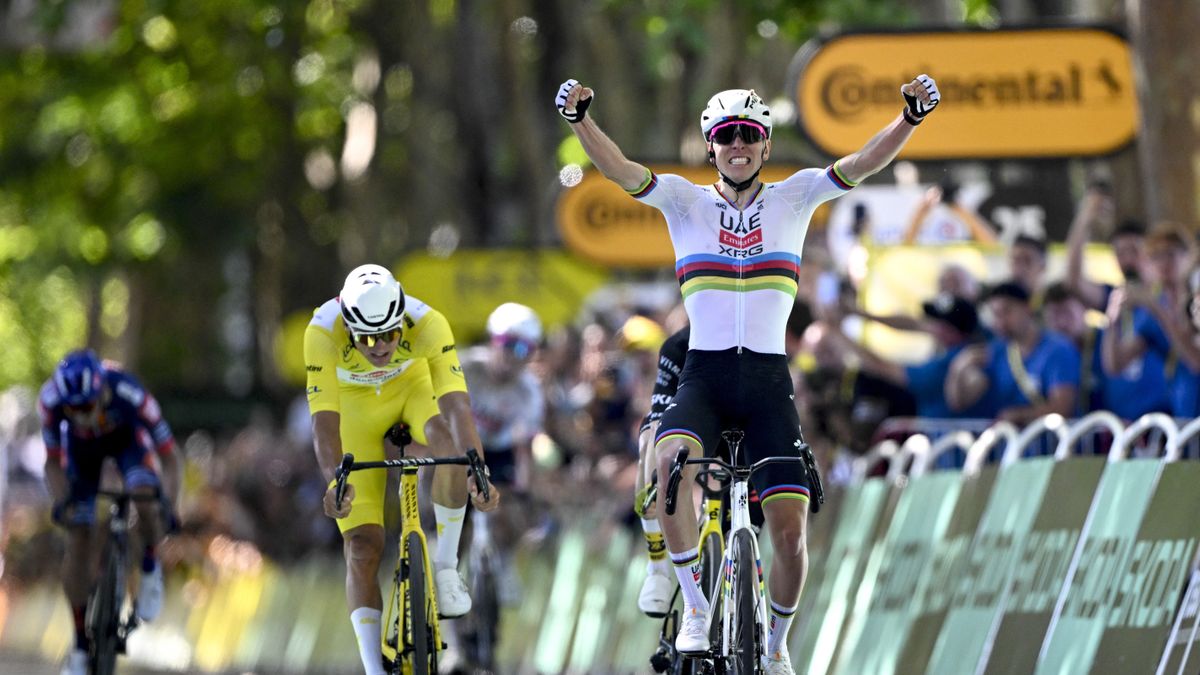 Tadej Pogacar a 100. sikere ellenére sem vezet a Tour de France-on