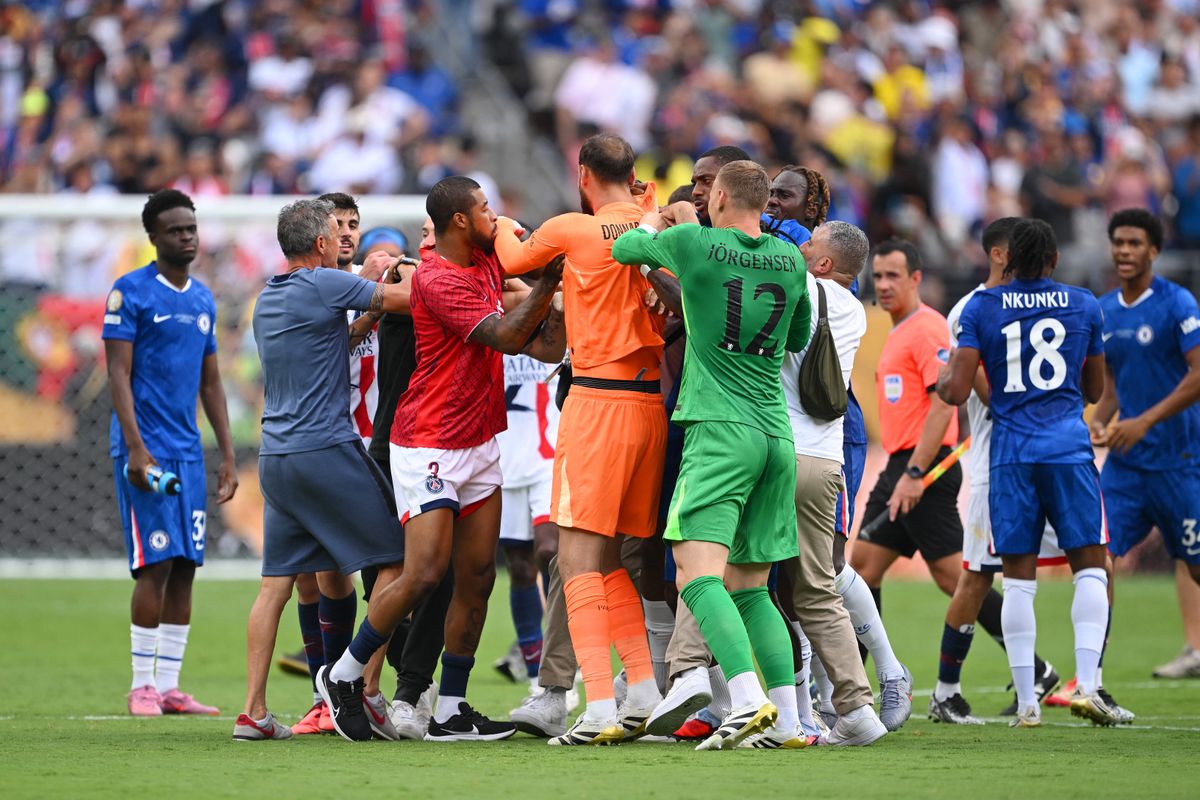 Donnarumma összekapott a Chelsea játékosaival