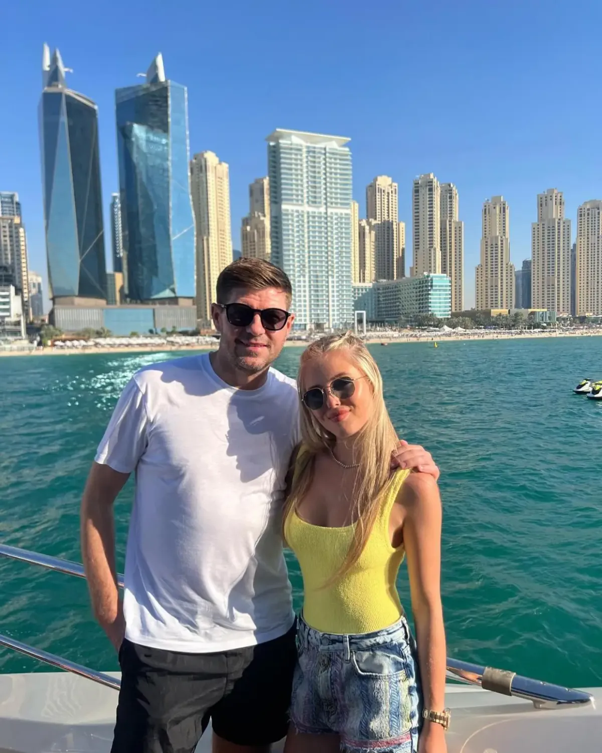 Steven Gerrard és legidősebb lánya, Lilly-Ella 