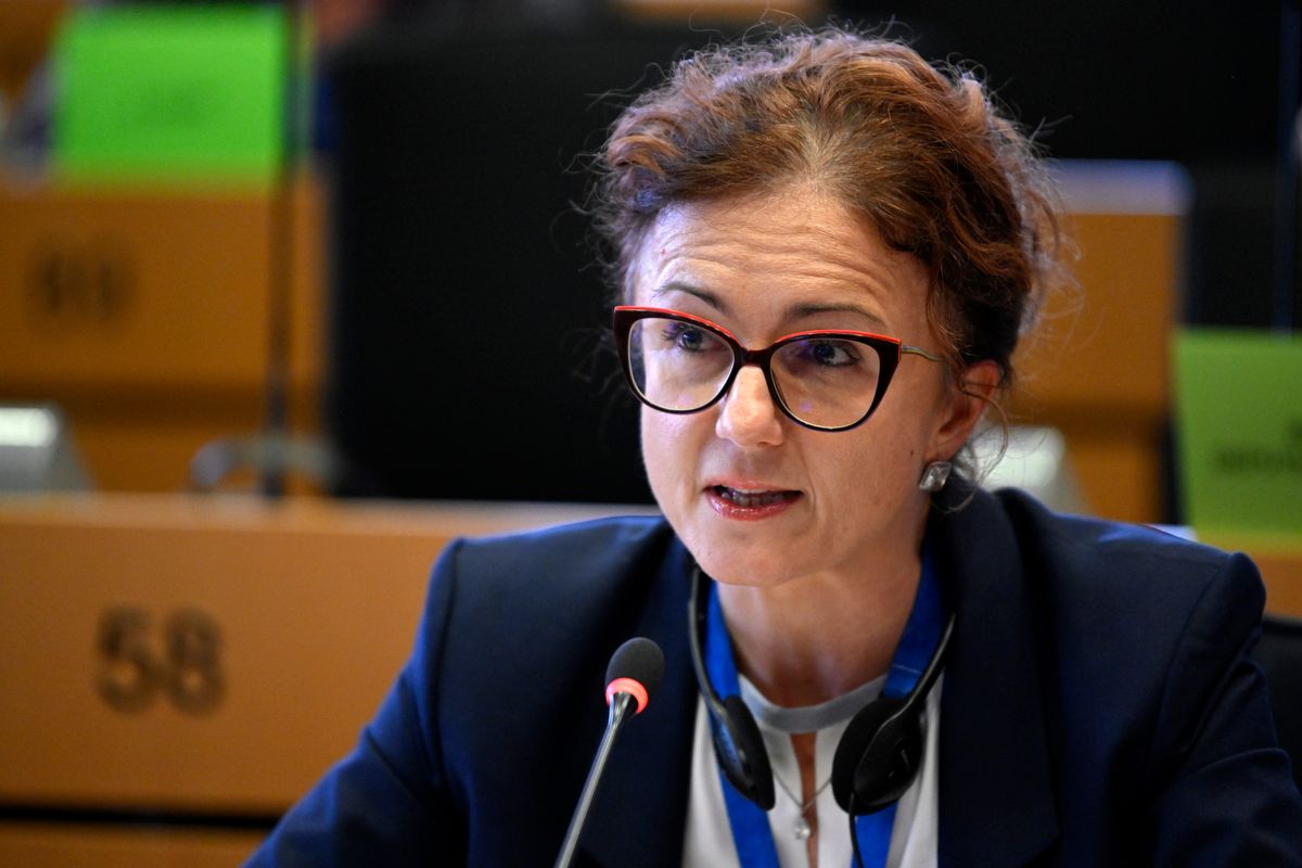 Brüsszel, 2024. szeptember 23.
Gerzsenyi Gabriella, a Tisza Párt EP-képviselője felszólal az Európai Unió Tanácsa soros magyar elnökségi programjának ismertetésén az Európai Parlament Környezetvédelmi, Közegészségügyi és Élelmiszerbiztonsági Bizottságának (ENVI) ülésén Brüsszelben 2024. szeptember 23-án.
MTI/Purger Tamás