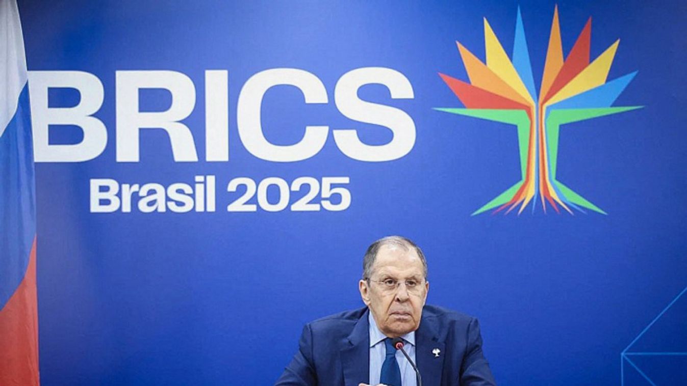 Szergej Lavrov orosz külügyminiszter (Fotó: AFP)
