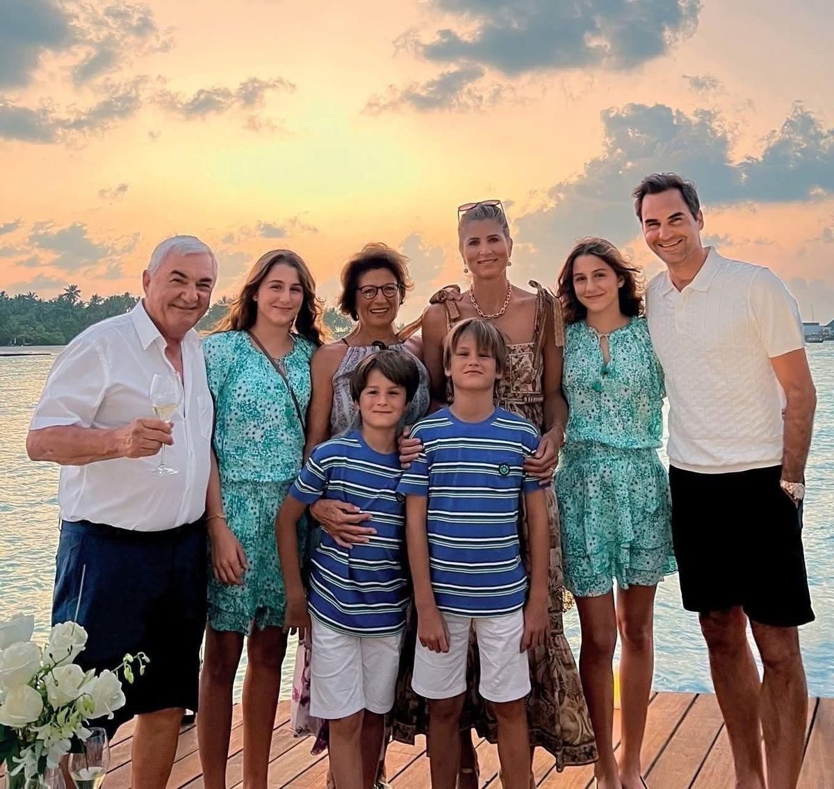 Roger Federer családja Mallorcán