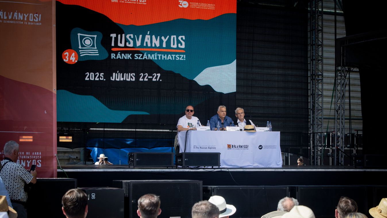 Orbán Viktor miniszterelnök előadást tart a 34. Bálványosi Nyári Szabadegyetem és Diáktáborban