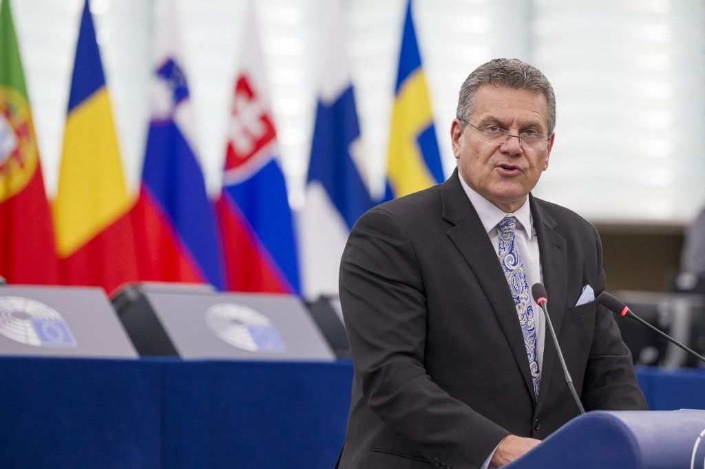 Maros Sefcovic szerint Brüsszel folyamatosan tárgyal, hogy elkerülje Trump vámjait
