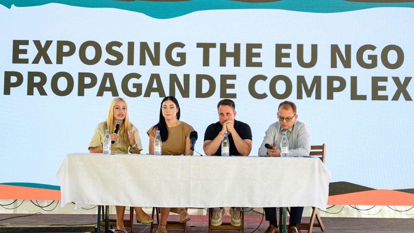 „Exposing the EU NGO propaganda complex” című panelbeszélgetés Tusnádfürdőn