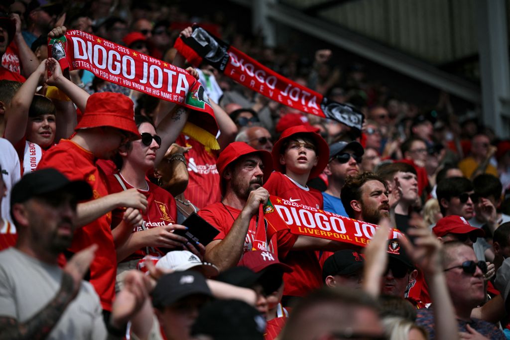 A Liverpool szurkolói Diogo Jota emlékére többször is elénekelték a portugálról írt dalt