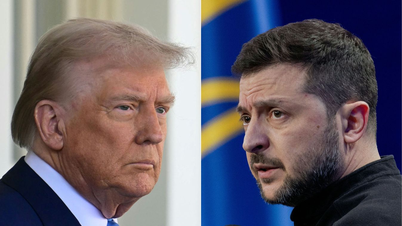 Donald Trump és Volodimir Zelenszkij