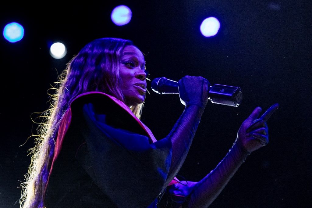A szervezők arra kérték Azealia Banks-ot, hogy a színpadon tegyen Izrael-ellenes kijelentéseket (Fotó: XAVIER GALIANA / AFP)