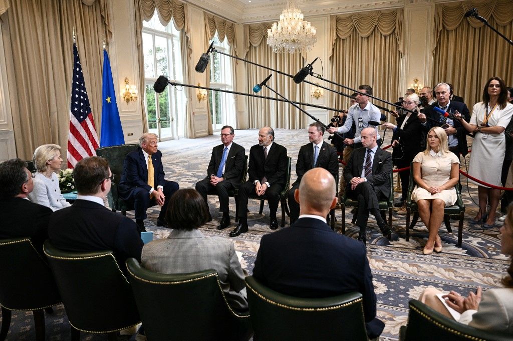 Brüsszel vezetése nem alkalmas az európai érdekek képviseletére, rosszabb megállapodást kötött, mint a britek (Fotó: AFP)