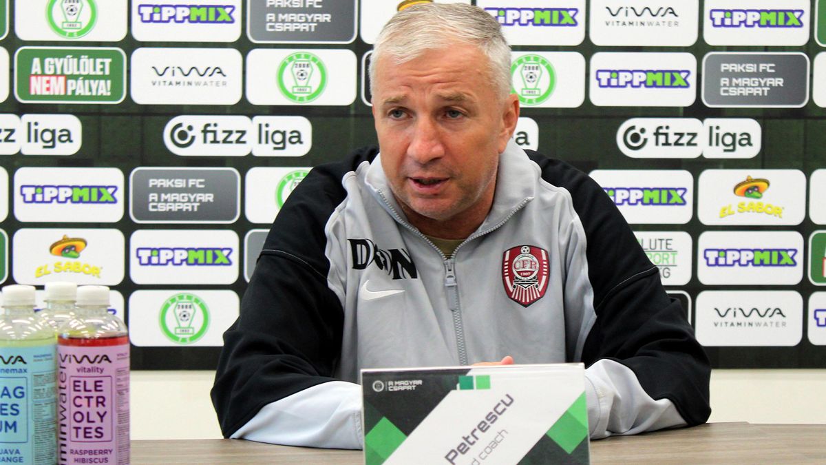 Dan Petrescu, a CFR edzője tisztelettel beszél a Paksról a visszavágó előtt