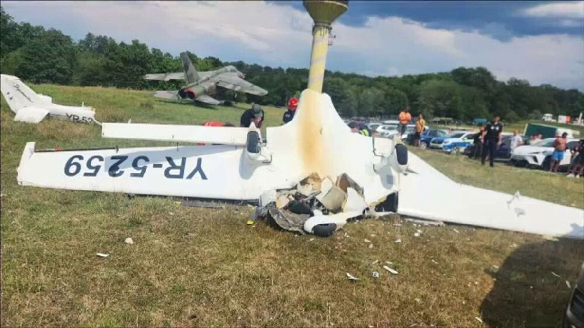 Kisrepülő csapódott a földbe Szászvárosnál + videó