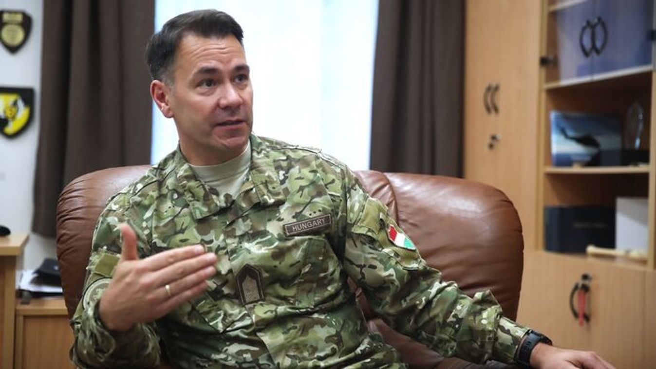 Colonel Peter Simon, commander of the Hungarian Defense Forces' Special Operations Command (Photo: Zoltan Havran)