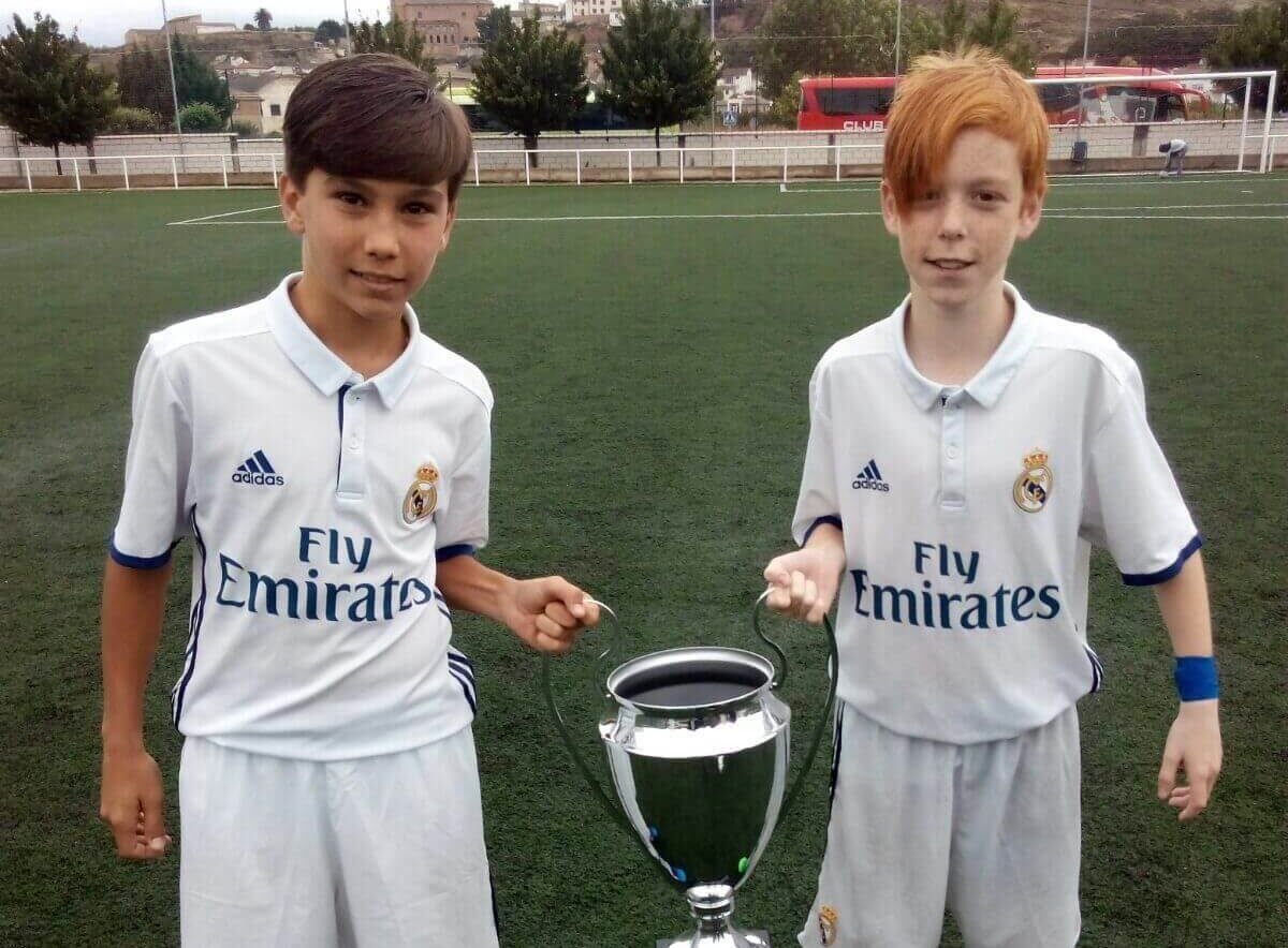 Gonzalo García és Marc Cucalón a Real Madrid utánpótláscsapatában