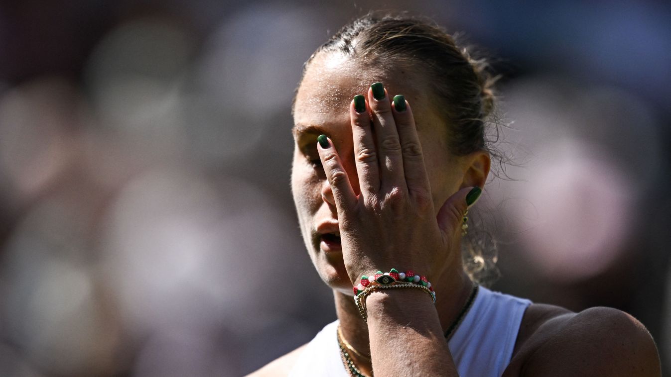 A világelső Arina Szabalenka sokat hibázott a wimbledoni tenisztorna negyeddöntőjében Laura Siegemund ellen