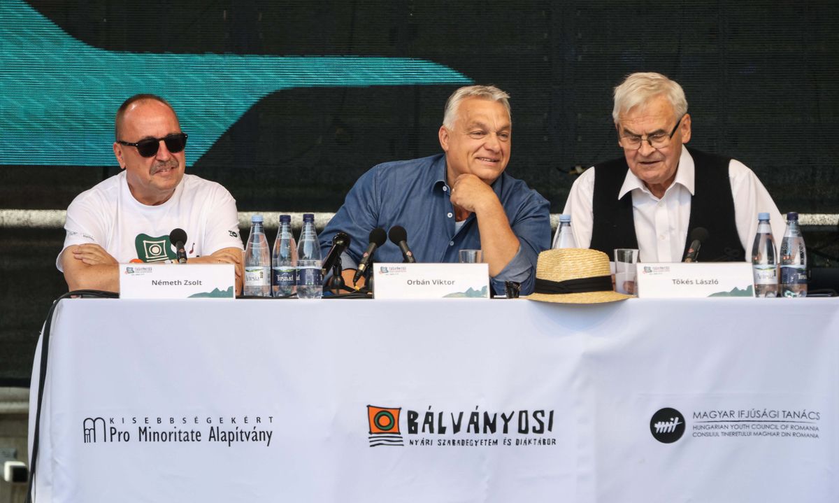 Orbán Viktor szerint Magyarország nem fogja hagyni, hogy belerángassák a háborúba (Fotó: Hatlaczki Balázs)