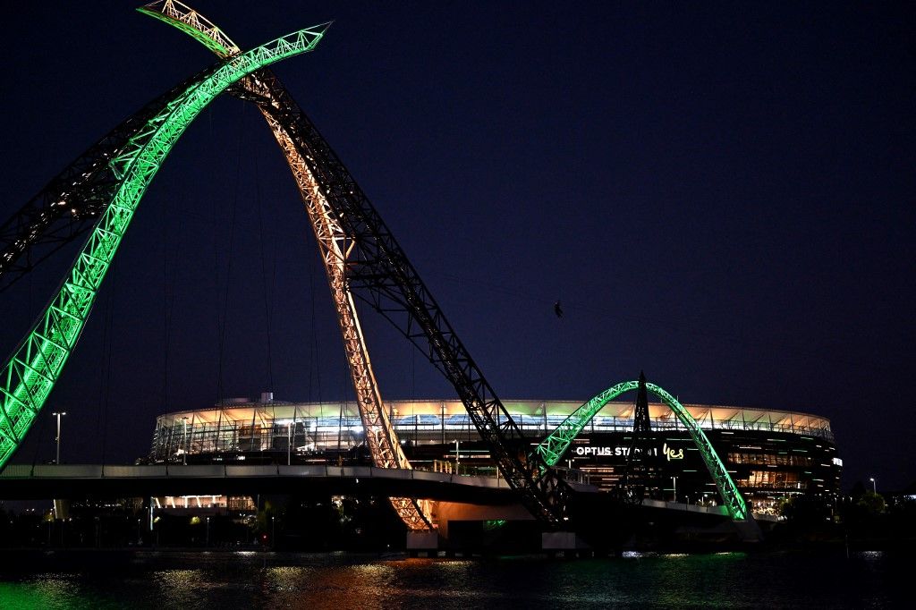 Ausztrália, Perth, Optus Stadion. Jövőre egy olasz bajnoki mérkőzés helyszíne lehet
