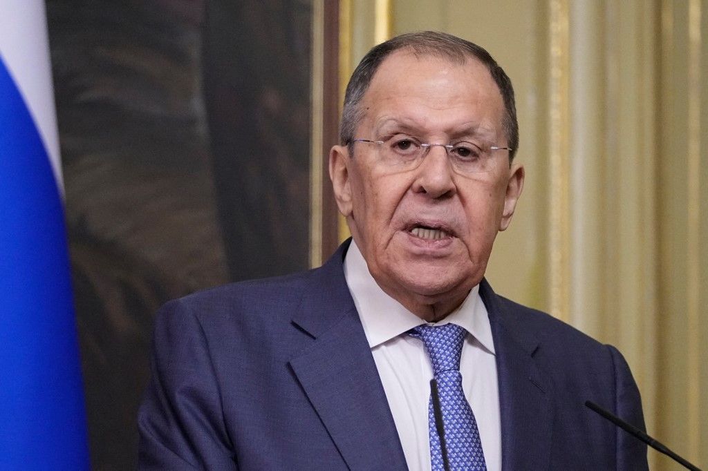Lavrov 2004 óta tölti be a külügyminiszteri posztot Fotó: AFP
