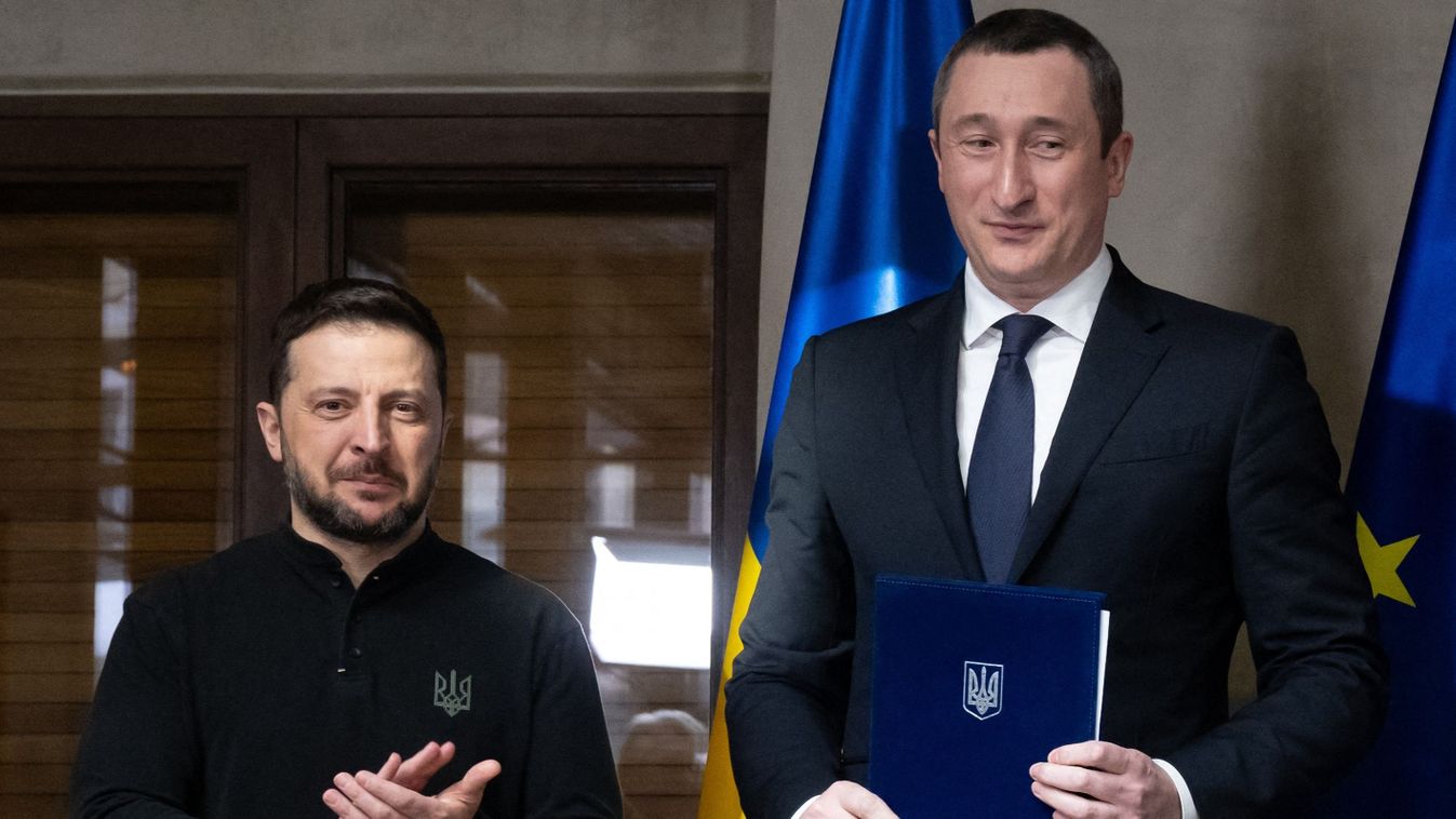 Volodimir Zelenszkij és Olekszij Csernisov